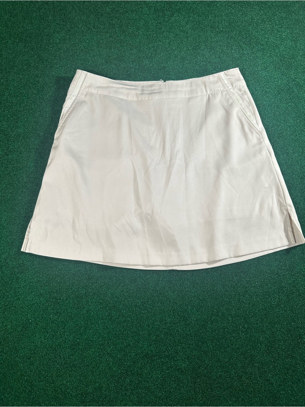 Classic Light Beige A-Line Women’s Skort
